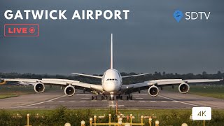 SDTV Thursdays  Gatwick Airport Live  EGKKLGW  11th July 2024 [upl. by Brick990]