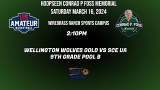 Wellington Wolves Gold vs SCE UA9th Grade Pool B [upl. by Ecnarolf]