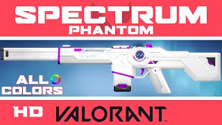 Spectrum Phantom VALORANT SKIN ALL COLORS  New Zedd Skins Showcase [upl. by Gottfried]