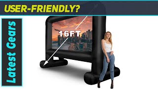 Ultimate Outdoor Fun OTTARO 16 FT Inflatable Movie Screen Review [upl. by Nahs]