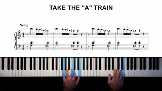 Take the A Train  Jazz Piano Arrangement Full Sheet Music [upl. by Anwadal162]