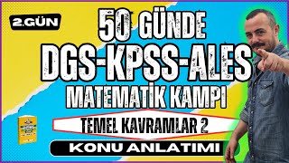 Temel Kavramlar 2  KPSSDGSALES Matematik Konu Anlatımı  50 Günde KPSSDGSALES Matematik Kampı [upl. by Alejo]