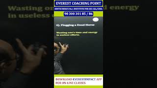 Flogging a Dead Horse  explained by B Sreenivasulu Reddy Director Everest Coaching Point [upl. by Pelag823]