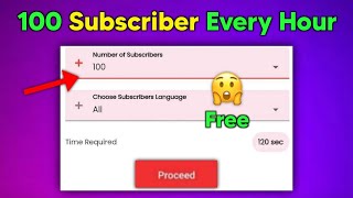 how to increase subscribers on youtube channel  free subscribers for youtube  free subscriber [upl. by Enilraep]