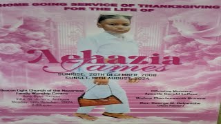 Home going Service Of Thanksgiving for The Life Of Achazia James [upl. by Akcirederf]