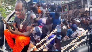 Naira Marley turn to philanthropist after Mohbad Dëth [upl. by Hanas]