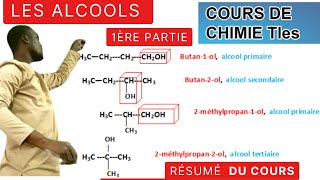 Les Alcools1ère PartieRésumé de cours Explication détailléeserie disomères résolus [upl. by Aleahc]