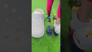 Super cool pineapple slippers 🍍🍍 Giant slippers 😲🦶🏻 satisfying love shortstrending [upl. by Aniez]