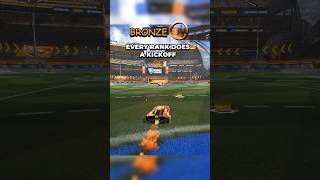 Every Rank Does a Kickoff in Rocket League 🔥 [upl. by Torrlow660]