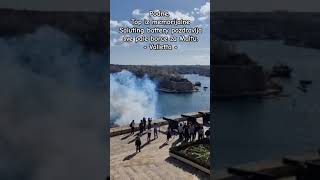 salutingbattery valletta malta shorts shortvideo slavicalavica zgodnonezgodna nemirland [upl. by Dlarrej]