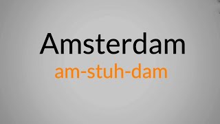 How to pronounce Amsterdam  Amsterdam pronunciation  Amsterdam meaning in Tamil  MrEnglish [upl. by Anitneuq68]