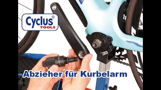 CYCLUS TOOLS® Abziehen amp Reparatur vom Kurbelarm [upl. by Yrehc]