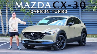 2024 Mazda CX30  Major Tech Upgrade NEW Carbon Turbo amp MORE for 2024 [upl. by Ennailuj]