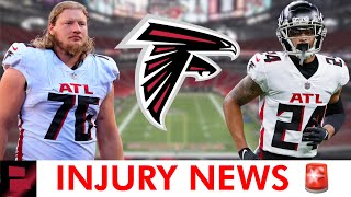 UPDATED Falcons Injury News On AJ Terrell Kaleb McGary amp Several Other Starters After Week 13 Win [upl. by Yellhsa]