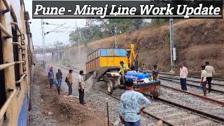 Kolhapur Satara Journey  Pune Miraj Line Doubling Work Update  Kolhapur Railway  Satara [upl. by Jeconiah]