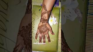 Back Side Simple Mehandi Design😎😎henna simple back side mehandi design art and artist 👨‍🎨♟️ [upl. by Chancelor]