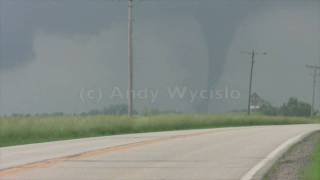 Raw Video from Elmwood IL Tornado on June 5 2010 [upl. by Enahs844]