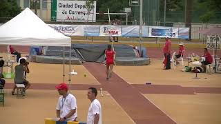 Liliana Bringas Mundial Atletismo Master Malaga 2019 Garrocha Bronce [upl. by Enoryt]