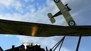 IL2 Flying Circus VR  WWI Mayhem Fokker DVII vs 2x Sopwith Snipe [upl. by Eitsirhc674]