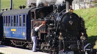 Steam on the Oberalp Pass Switzerland – Part 2 [upl. by Ebehp]