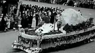 Daffodil Parade Tacoma WA 1943 [upl. by Serrano8]