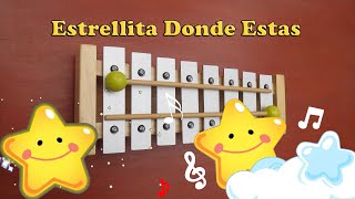 Estrellita Donde estás  XILÓFONO CANCIONES  SONGS ON XYLOPHONE Tutorial 🎶⭐️⭐️🎵 [upl. by Virg405]