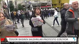 ÖZGÜR BASIN’A SALDIRILAR PROTESTO EDİLİYOR [upl. by Sussna862]