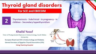 02 Thyroid Thyrotoxicosis Part 1 of 2 [upl. by Aehta]