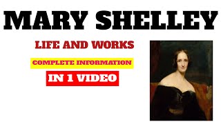 Mary Shelley biography and works [upl. by Ayomat106]