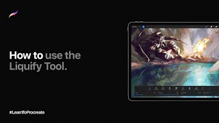 How to use the Liquify Tool in Procreate [upl. by Butler]