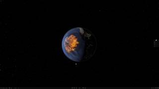 Universe Sandbox 2 Asteroid Impact Earth  4K [upl. by Aceissej452]