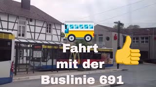 Fahrt mit der Buslinie 691 [upl. by Kape57]