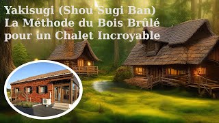 Yakisugi Shou Sugi Ban  La Méthode du Bois Brûlé pour un Chalet Incroyable [upl. by Aznofla427]