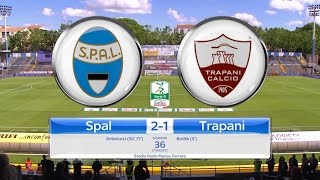 Highlights SpalTrapani 21 36 Giornata SerieB 170417 ©TrapaniCalcioit [upl. by Benita]