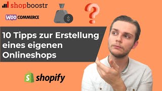 Onlineshop erstellen 10 Tipps zur Erstellung eines eigenen Onlineshops 2024 [upl. by Hairej]