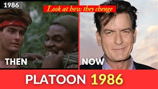 Platoon 1986 Cast Then and Now 2023  Platoon Full Movie  37 Years After  Tele Cat [upl. by Ajssatan]