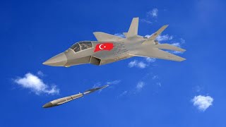 Turkish Stealth Fighter Jet Conducts First Flight [upl. by Rap]