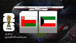 ⚽ Oman vs Kuwait ⚽  Qualification World cup 10102024  FIFA 2024 [upl. by Anura502]