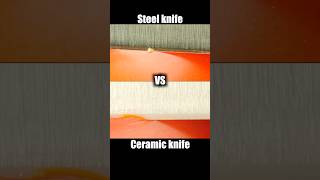 Ceramic Knife VS Steel knife  Who wins [upl. by Barber]