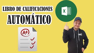 ✅ LIBRO CALIFICACIONES EXCEL AUTOMÁTICO  SUPER FÁCIL  2024 [upl. by Brena171]