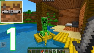 Minecraft Trial 12061  Survival Gameplay Part 1  Creeper [upl. by Sanfo]