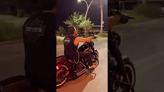 Softail slim night ride [upl. by Initirb]