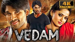 Vedam 4K ULTRA HD  Allu Arjun Blockbuster Action Full Movie  Anushka Shetty Manoj Manchu [upl. by Hsiwhem]