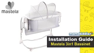 Installation  Mastela deluxe 3 in 1 Bassinet [upl. by Malliw]