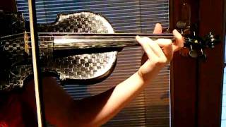 FANTASTIC CARBON FIBER VIOLIN Solo Sound Sample BACH G minor SONATA No 1 ADAGIO Eboyinc [upl. by Naened]