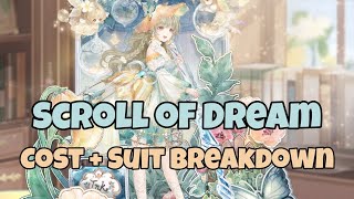 ⭐ Love Nikki ⭐ Scroll of Dream  Cost  Suit Breakdown [upl. by Nosnirb]