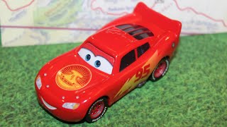 Mattel Disney Cars on the Road Trip Lightning McQueen New Paint Job 2022 [upl. by Ule115]