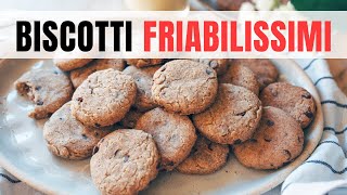 ADDIO AI BISCOTTI CONFEZIONATI CON QUESTA RICETTA PREPARERAI DEI BISCOTTI SENZA BURRO FRIABILISSIMI [upl. by Alleiram]