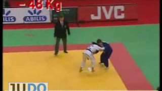 JUDO 2000 Tournois de Paris Tania Tallie RSA  Amarilis Savon CUB [upl. by Worl]