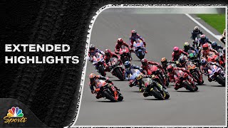 MotoGP EXTENDED HIGHLIGHTS British Grand Prix  8623  Motorsports on NBC [upl. by Anoirtac553]